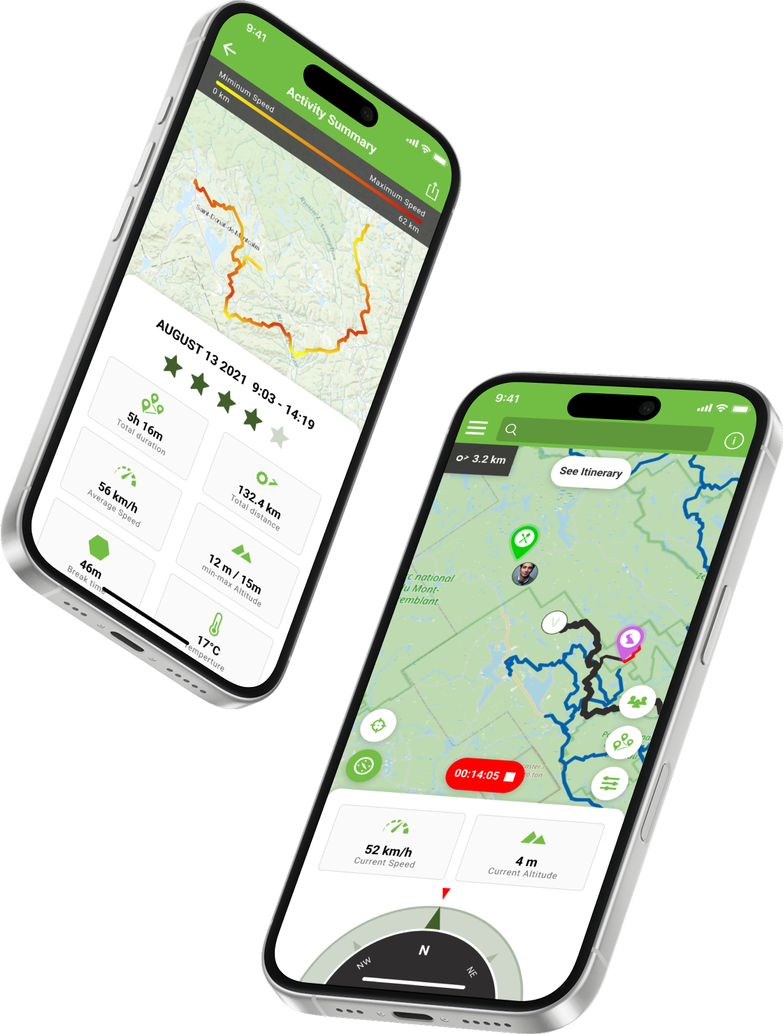 iQuad App Mockups