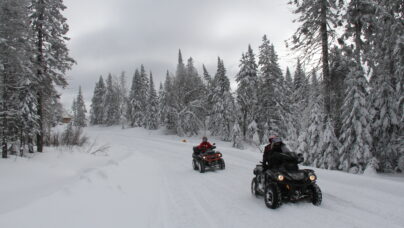Combattre le froid en quad