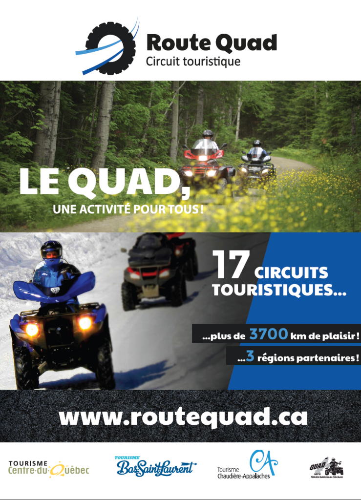 Affiche 8.5 x 11 Route Quad