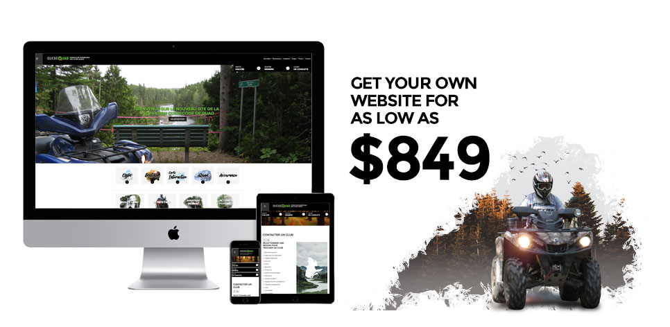 Get your own website for as low as $849
